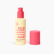 protetor capilar spray leave-in ollie, frasco amarelo com tampa spray rosa