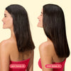 modelos com cabelo cacheado e cabelo liso usando o protetor capilar leave-in ollie
